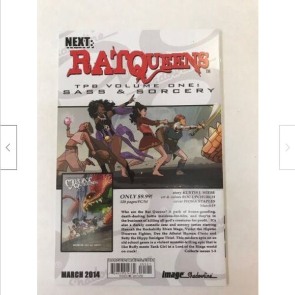 Image Rat Queens #5 Cover B 2014 Series Issue Five - Picture 2 of 2